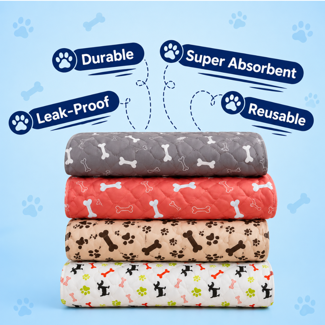 WooofPals™ Tapete Higiênico Lavável para Cães